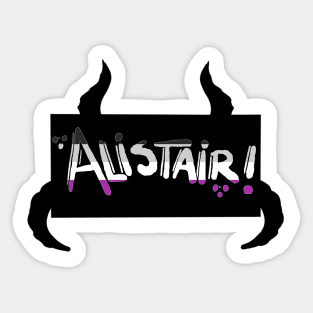 Alistair Asexual Pride Sticker